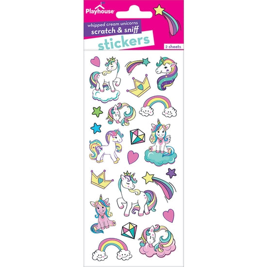 Whipped Cream Unicorn Scratch & Sniff Stickers