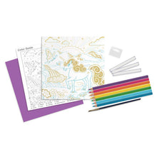 Load image into Gallery viewer, Paint By Number Unicorn Foil Fun