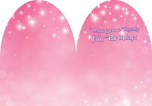 Load image into Gallery viewer, Princess Castle Glitter Birthday Card