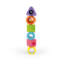 Load image into Gallery viewer, Wood Shapes &amp; Sounds 6 Block Puzzle