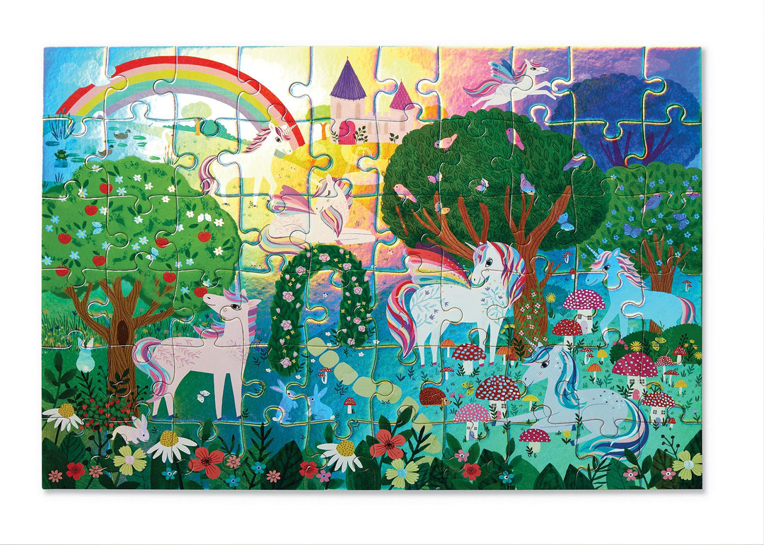 *60 PC Sparkling Unicorn Foil Puzzle