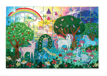 Load image into Gallery viewer, 60 PC Sparkling Unicorn Foil Puzzle