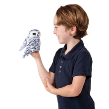 Load image into Gallery viewer, Small Snowy Owl Puppet