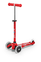 Load image into Gallery viewer, LED Red Mini Micro Kickboard Deluxe Scooter