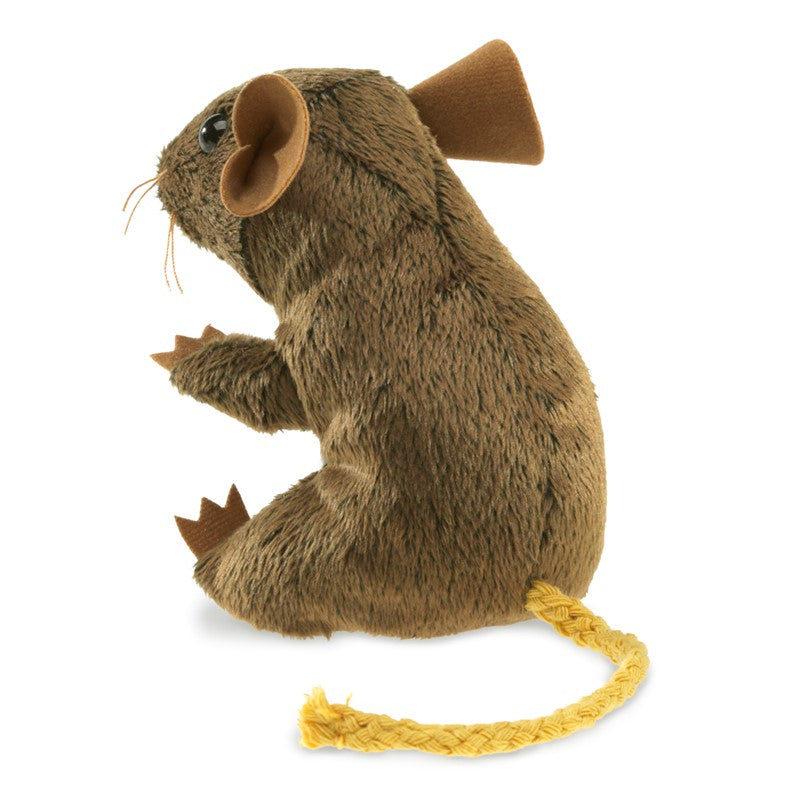 Mini Brown Field Mouse Finger Puppet