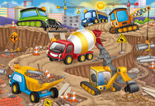Load image into Gallery viewer, 24 PC Construction Fun Floor Puzzle
