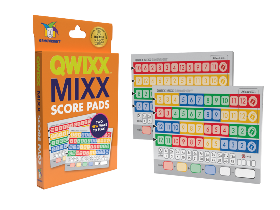 Qwixx Mixx Score Pads