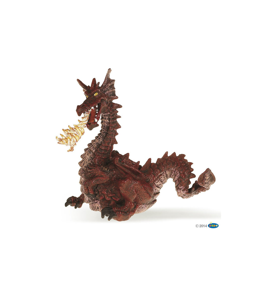 Red Dragon With Flame