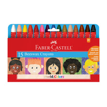Load image into Gallery viewer, World Colors 15 Count Beeswax Crayons