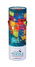 Load image into Gallery viewer, 200 PC USA Poster and Puzzle
