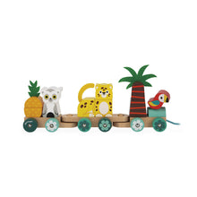 Load image into Gallery viewer, Tropik Pull Along Tropical Train