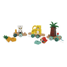 Load image into Gallery viewer, Tropik Pull Along Tropical Train