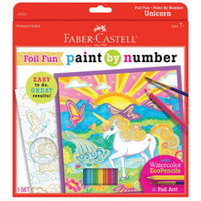 Load image into Gallery viewer, Paint By Number Unicorn Foil Fun