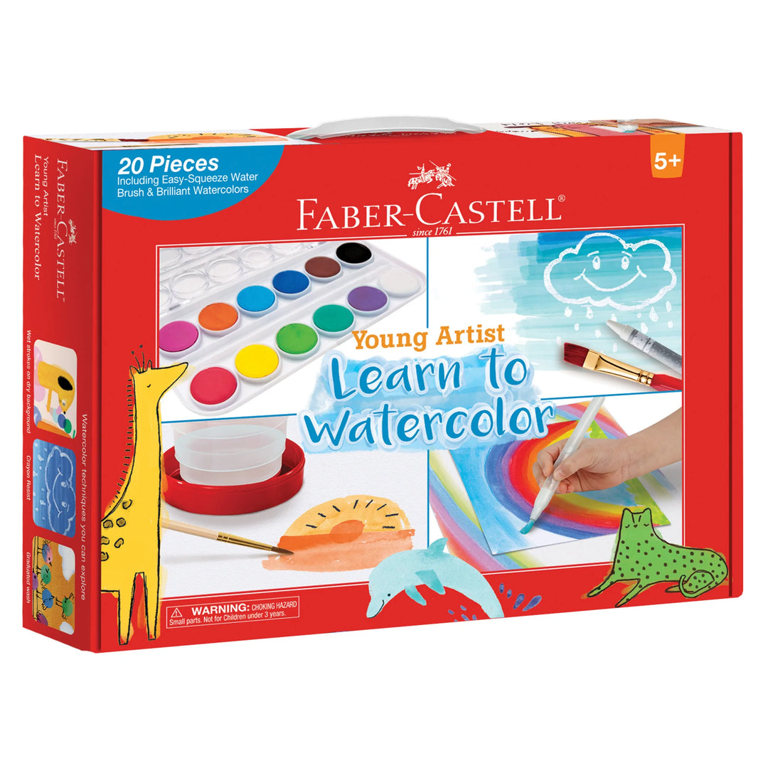Young Artist Learn to Watercolor Set