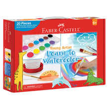 Load image into Gallery viewer, Young Artist Learn to Watercolor Set
