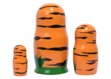 Load image into Gallery viewer, 3 Piece Tiger Nesting Dolls